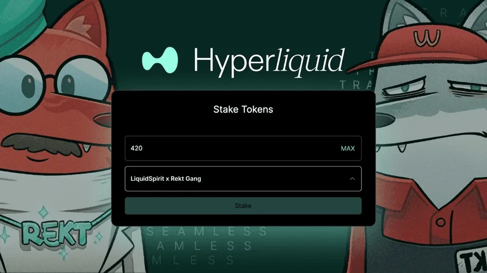 Liquid Spirit x Rekt Gang validator is alive