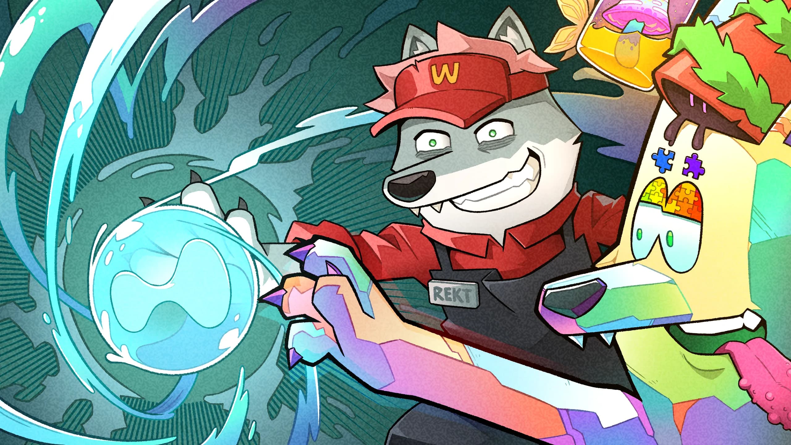 Rekt Gang x Hyperliquid artwork